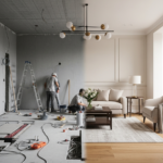 Modern bedroom remodeling comfort